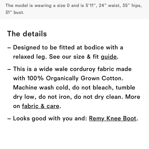 Cassidy Corduroy Jumpsuit🌟 - Picture 5 of 5